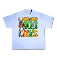 Grape Ice dinosaur 100day celebration Urban Heavy Tee - LillyAllenDesigns