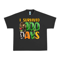 Pigment Black dinosaur 100day celebration Urban Heavy Tee - LillyAllenDesigns