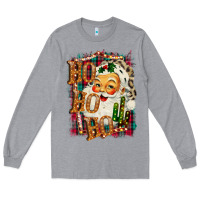 Heather Grey Christmas Ho Ho Ho Long Sleeve Tee - Bettercallsaul
