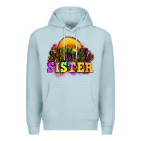 Blue Mist softball sister Premium Hoodie - OliviaCreatesArt