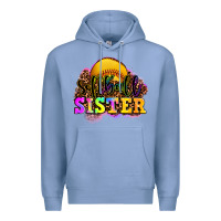Colony Blue softball sister Premium Hoodie - OliviaCreatesArt