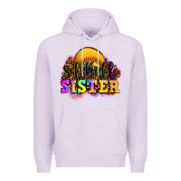 Lilac softball sister Premium Hoodie - OliviaCreatesArt