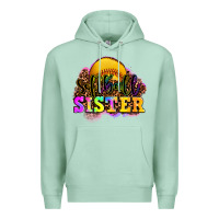 Seafoam softball sister Premium Hoodie - OliviaCreatesArt