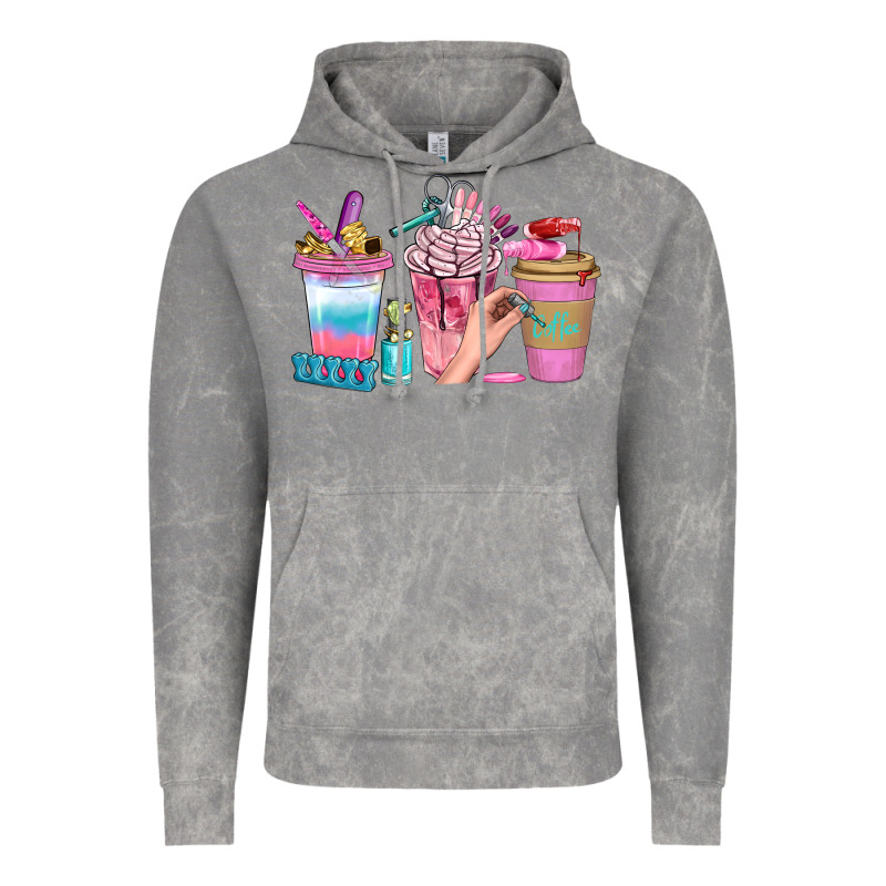 Nail Coffee Cups With Rings Bbs Vintage Hoodie by BundleAndBundleShop | Teevron
