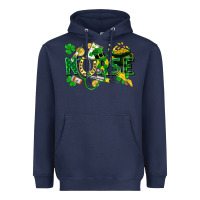 Navy nurse st patrick Heavyweight Hoodie - FaDigitalArtStudio