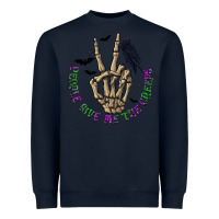 Navy People Give Me The Creeps Heavyweight Sweatshirt - texasbilliewilder