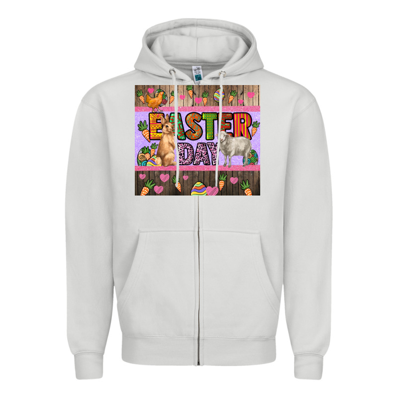 Easter Day Farm Animals Tumbler Zipper Hoodie by HowdyJamesFarm | Teevron