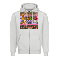Dove Grey Easter day farm animals tumbler Zipper Hoodie - HowdyJamesFarm
