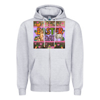 Heather Grey Easter day farm animals tumbler Zipper Hoodie - HowdyJamesFarm