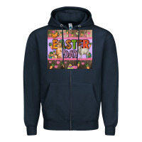 Navy Easter day farm animals tumbler Zipper Hoodie - HowdyJamesFarm