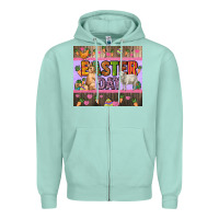 Seafoam Easter day farm animals tumbler Zipper Hoodie - HowdyJamesFarm