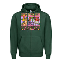 Sports Green Easter day farm animals tumbler Zipper Hoodie - HowdyJamesFarm
