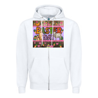 White Easter day farm animals tumbler Zipper Hoodie - HowdyJamesFarm