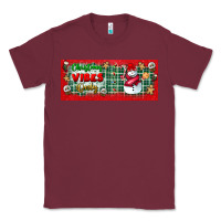 Burgundy christmas vibes only Classic Tee - BundleAndBundleShop
