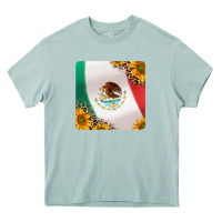 Arona mexican flag sunflowers and leopard coaster Heavy Core Tee - Jasminsmagicworld