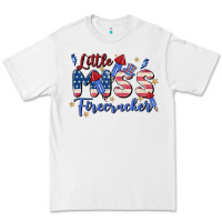 White little miss firecracker Premium Tee - MaliasSmallBusiness