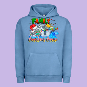 Family 2024 Christmas Cruise Urban Hoodie Designed By Cowhidedigitalart