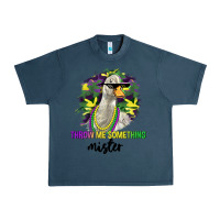 Midnight Navy throw me something mister Urban Heavy Tee - LillyAllenDesigns
