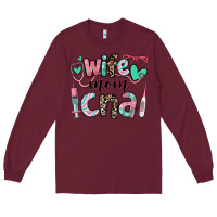 Burgundy wife mom cna certified nursing assistant Long Sleeve Tee - RanaPortraitStore