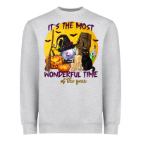 Heather Grey It's The Most Wonderful Time of The Year Heavyweight Sweatshirt - texasbilliewilder