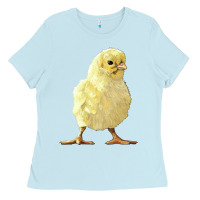 Baby Blue Chick Ladies Tee - LillyAllenDesigns
