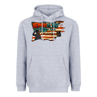 Heather Grey Memorial Day honor and remember Heavyweight Hoodie - FaDigitalArtStudio