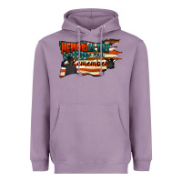 Lavender Memorial Day honor and remember Heavyweight Hoodie - FaDigitalArtStudio
