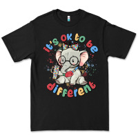 Black it's ok to be different Premium Tee - MaliasSmallBusiness