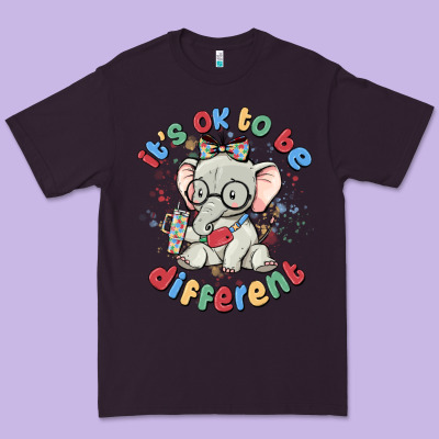 It's Ok To Be Different Premium Tee Designed By Maliassmallbusiness