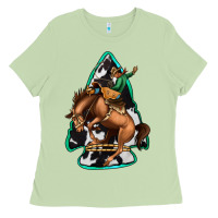 Matcha bucking bronco arrowhead Ladies Tee - Jasminsmagicworld
