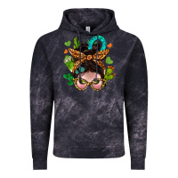 Cloud Black Western  Messy Bun With Cactus Vintage Hoodie - BundleAndBundleShop