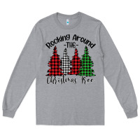 Heather Grey rocking around the christmas tree Long Sleeve Tee - Bettercallsaul