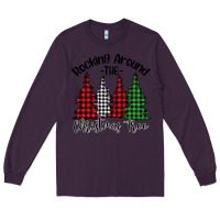 Plum rocking around the christmas tree Long Sleeve Tee - Bettercallsaul