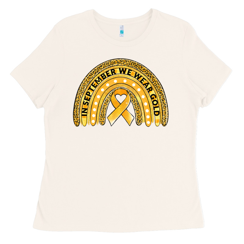 Childhood Cancer Awareness Rainbow Ladies Tee by Jasminsmagicworld | Teevron