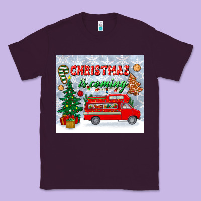 Christmas Is Coming Tumbler Classic Tee Designed By Bundleandbundleshop