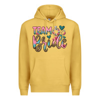 Antique Gold team bride Premium Hoodie - OliviaCreatesArt