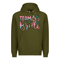 Army Green team bride Premium Hoodie - OliviaCreatesArt