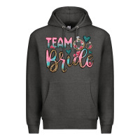 Charcoal Heather team bride Premium Hoodie - OliviaCreatesArt