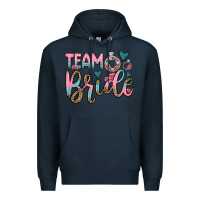 Navy team bride Premium Hoodie - OliviaCreatesArt