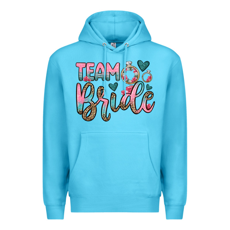 Team Bride Premium Hoodie by OliviaCreatesArt | Teevron
