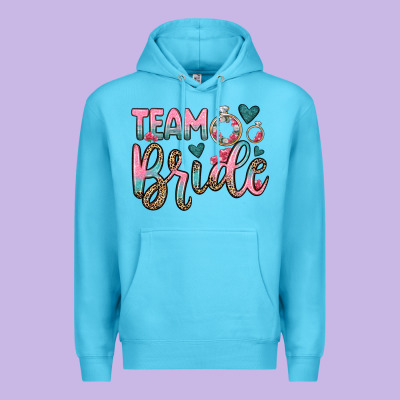 Team Bride Premium Hoodie Designed By Oliviacreatesart