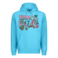 Ocean Blue team bride Premium Hoodie - OliviaCreatesArt
