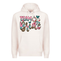 Pale Pink team bride Premium Hoodie - OliviaCreatesArt