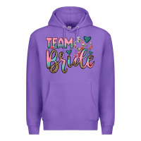 Purple team bride Premium Hoodie - OliviaCreatesArt