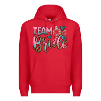 Red team bride Premium Hoodie - OliviaCreatesArt