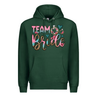 Sports Green team bride Premium Hoodie - OliviaCreatesArt