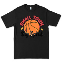 Black small town big spirit Premium Tee - MaliasSmallBusiness