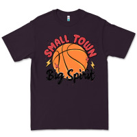 Plum small town big spirit Premium Tee - MaliasSmallBusiness