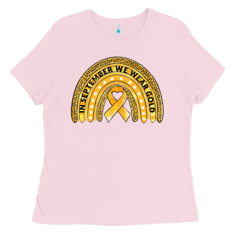 Childhood Cancer Awareness Rainbow Ladies Tee by Jasminsmagicworld | Teevron