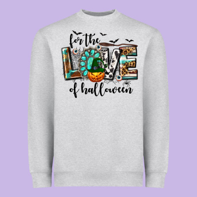 Western For The Love Of Halloween Heavyweight Sweatshirt Designed By Texasbilliewilder